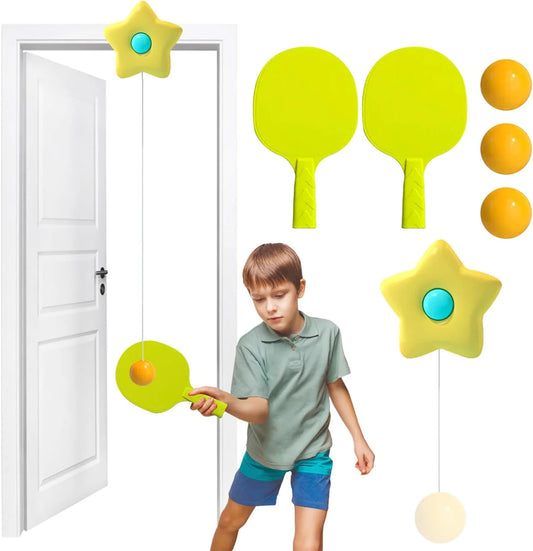 Kids Ping Pong Game Set – Star Launcher & Paddle Ball Toy for Boys & Girls