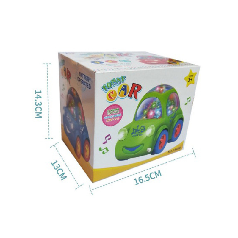 Funny Car Toy with Lights & Music | Bump & Go Action
