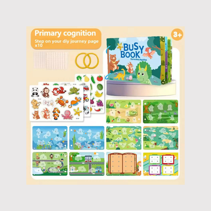 Busy Book Educational Toy | Animal Cognition Activity Book