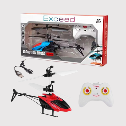 RC Helicopter Induction Flight | Rechargeable Flying Toy
