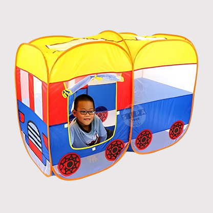 Pop-Up House Tent Toy | Kids Play Tent Bus Design