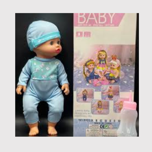 Baby Doll Toy with Accessories | Cute Blonde Doll Set