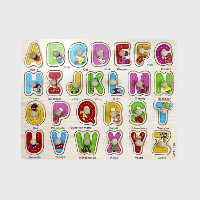 Wooden Alphabet Puzzle A-Z | Educational Learning Toy