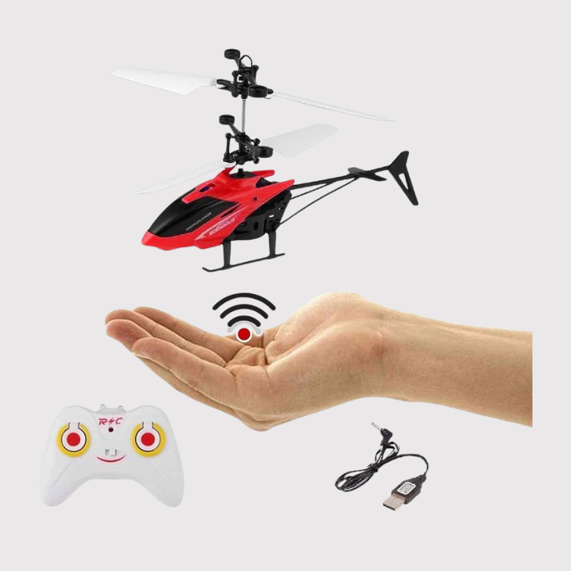 RC Helicopter Induction Flight | Rechargeable Flying Toy