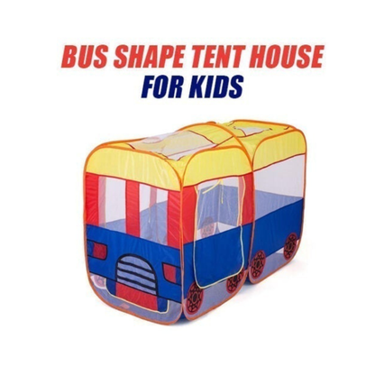 Pop-Up House Tent Toy | Kids Play Tent Bus Design