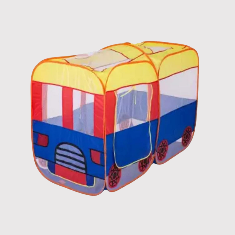 Pop-Up House Tent Toy | Kids Play Tent Bus Design