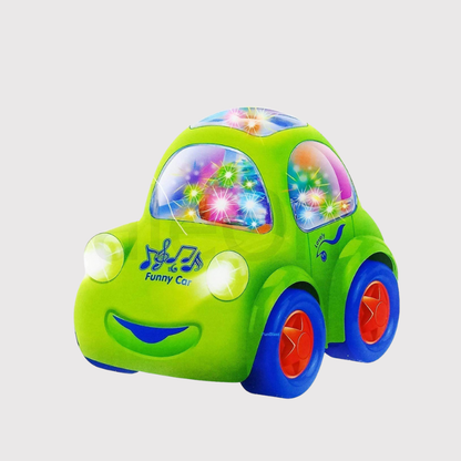 Funny Car Toy with Lights & Music | Bump & Go Action