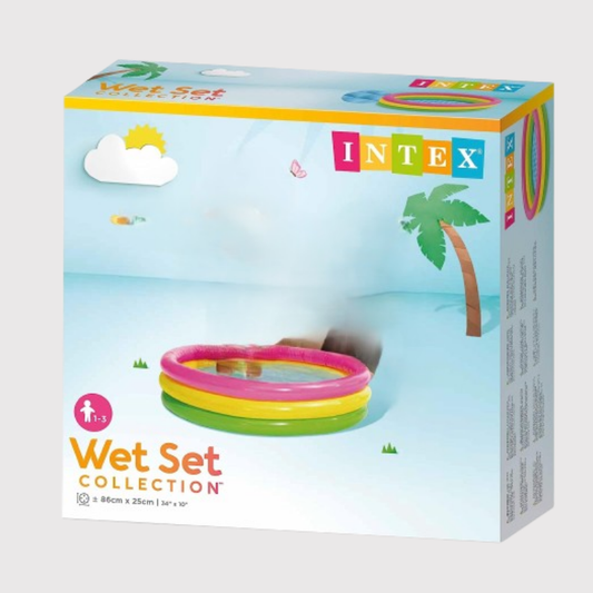 Intex Wet Set Collection Baby Pool – 3 Feet Pool Inflatable Kids Pool
