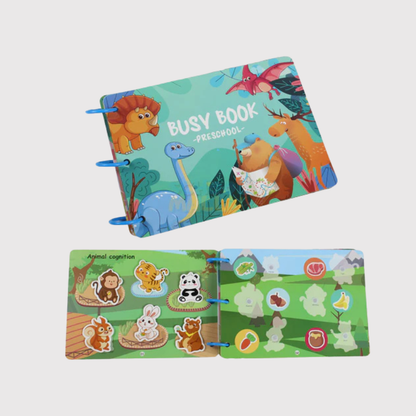 Busy Book Educational Toy | Animal Cognition Activity Book