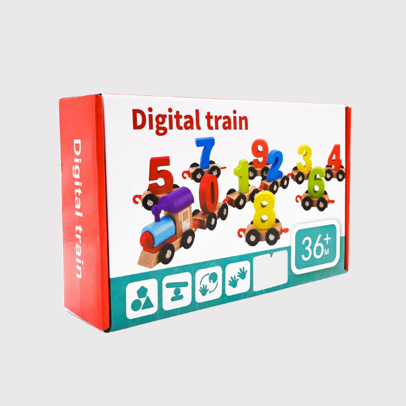 Digital Train Number Learning Toy - Educational Set