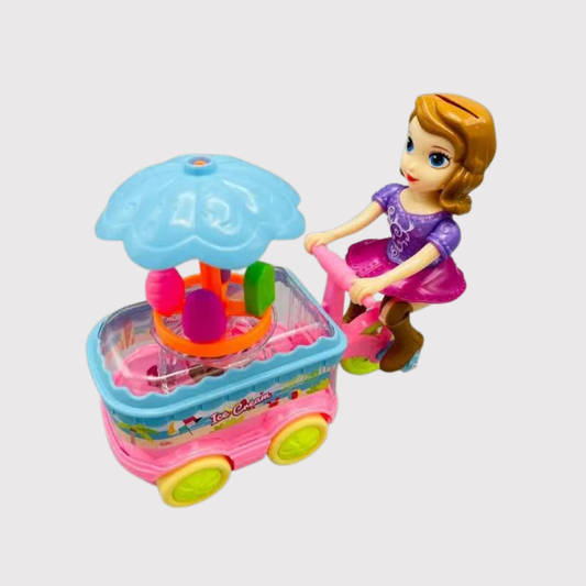 Sofia the First Doll with Ice Cream Cart | Bump & Go Toy