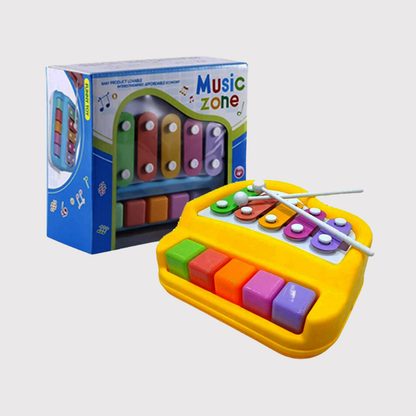 Music Zone Xylophone Piano Toy for Kids - 2 in 1 Musical Instrument