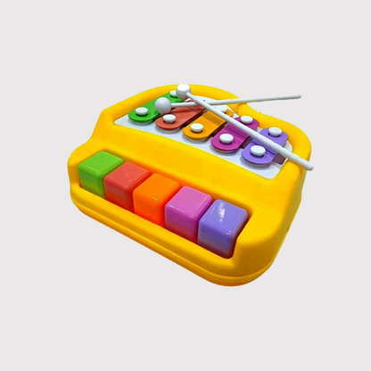 Music Zone Xylophone Piano Toy for Kids - 2 in 1 Musical Instrument