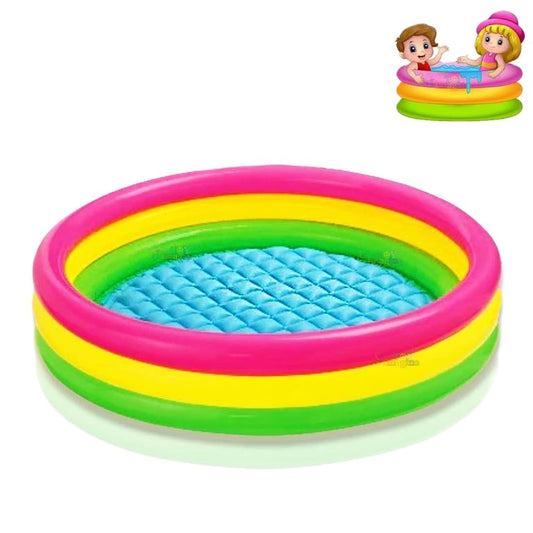 INTEX Sunset Glow Kids Inflatable Swimming Pool  | Outdoor Water Play